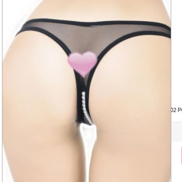 😇Red Pearl Bottom G-string OS - Picture 4 of 4